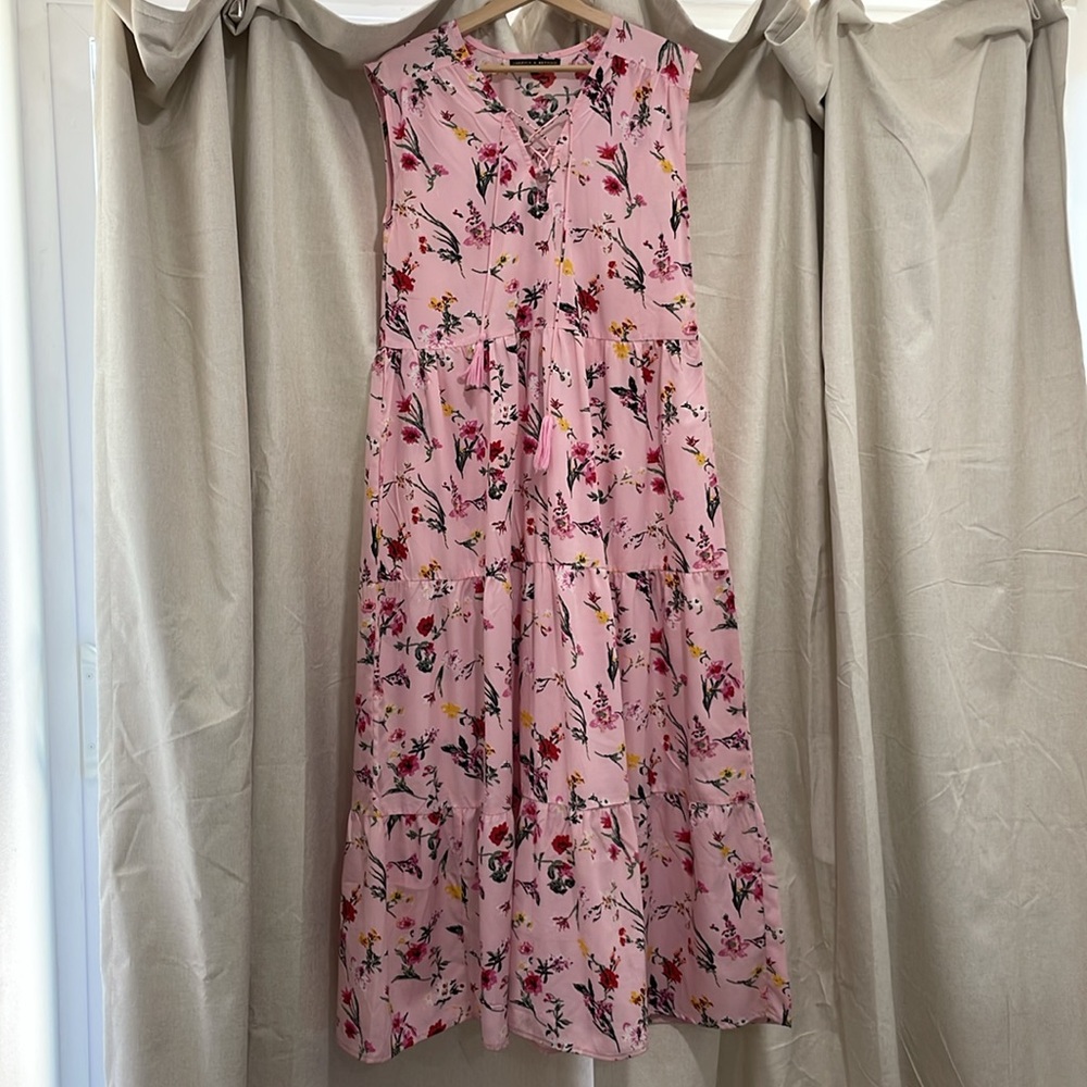 Beautiful Pink Floral Dress
